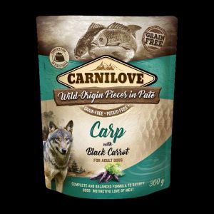 Carnilove Dog Pouches Carp with Black Carrot
