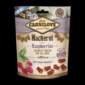 Carnilove Dog Snack Crunchy Mackerel with Raspberries